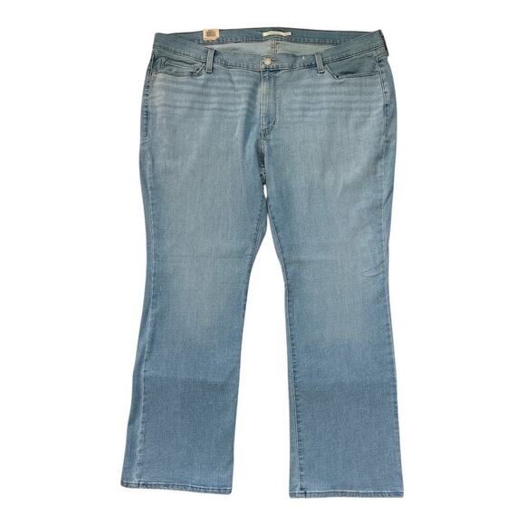 Levi's Women's Classic Boot Cut Jeans Blue Size 24W Denim Light Medium Wash - Picture 2 of 9